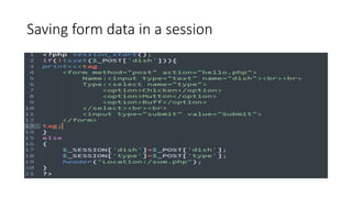 Session and Cookies | PPTX