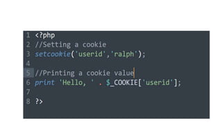 Session and Cookies | PPTX