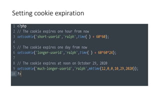 Session and Cookies | PPTX