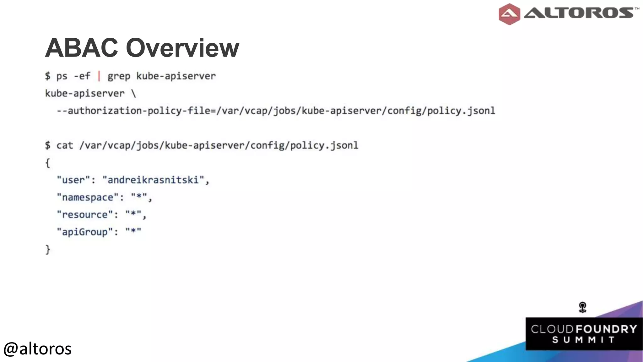 @altoros@altoros
ABAC Overview
 