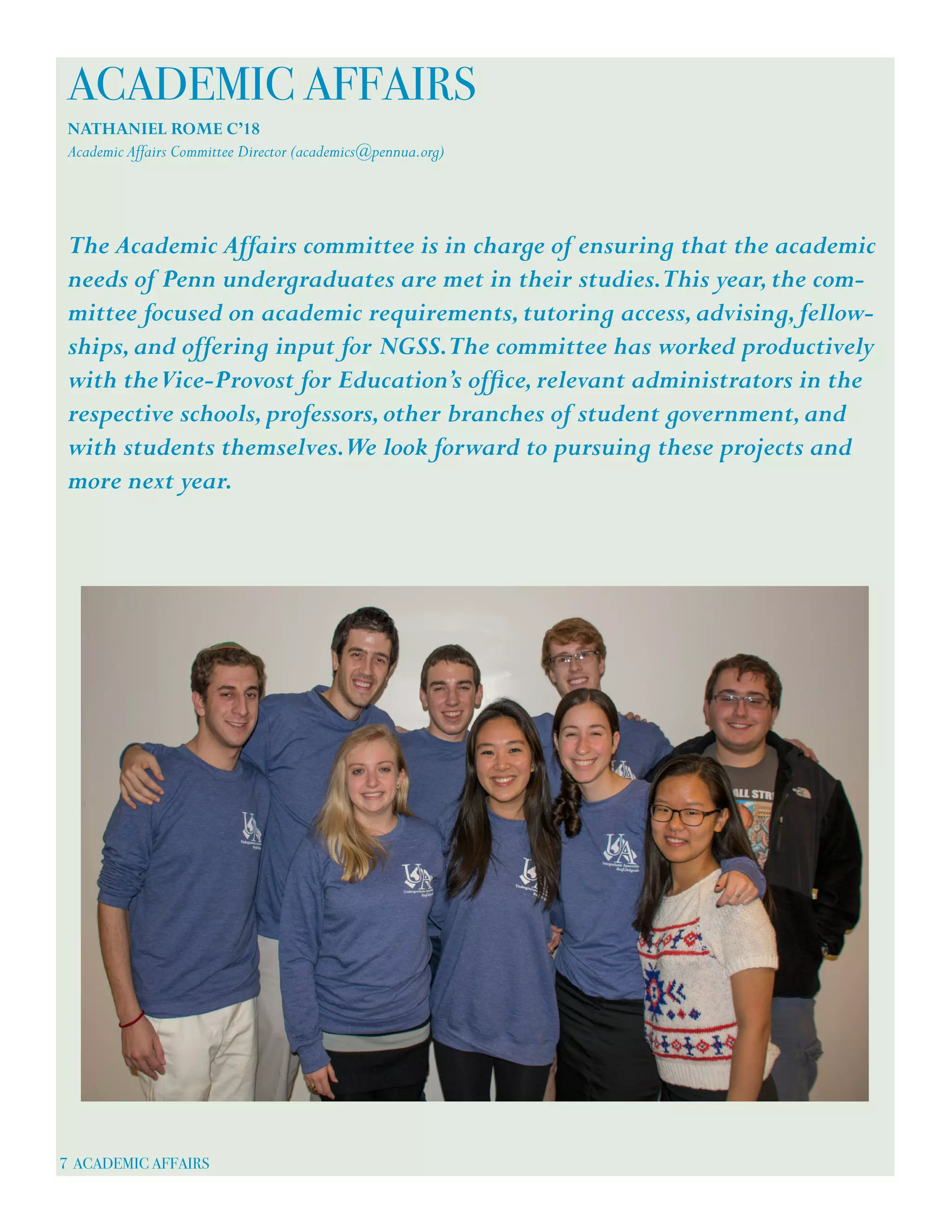 UA annual report 2015