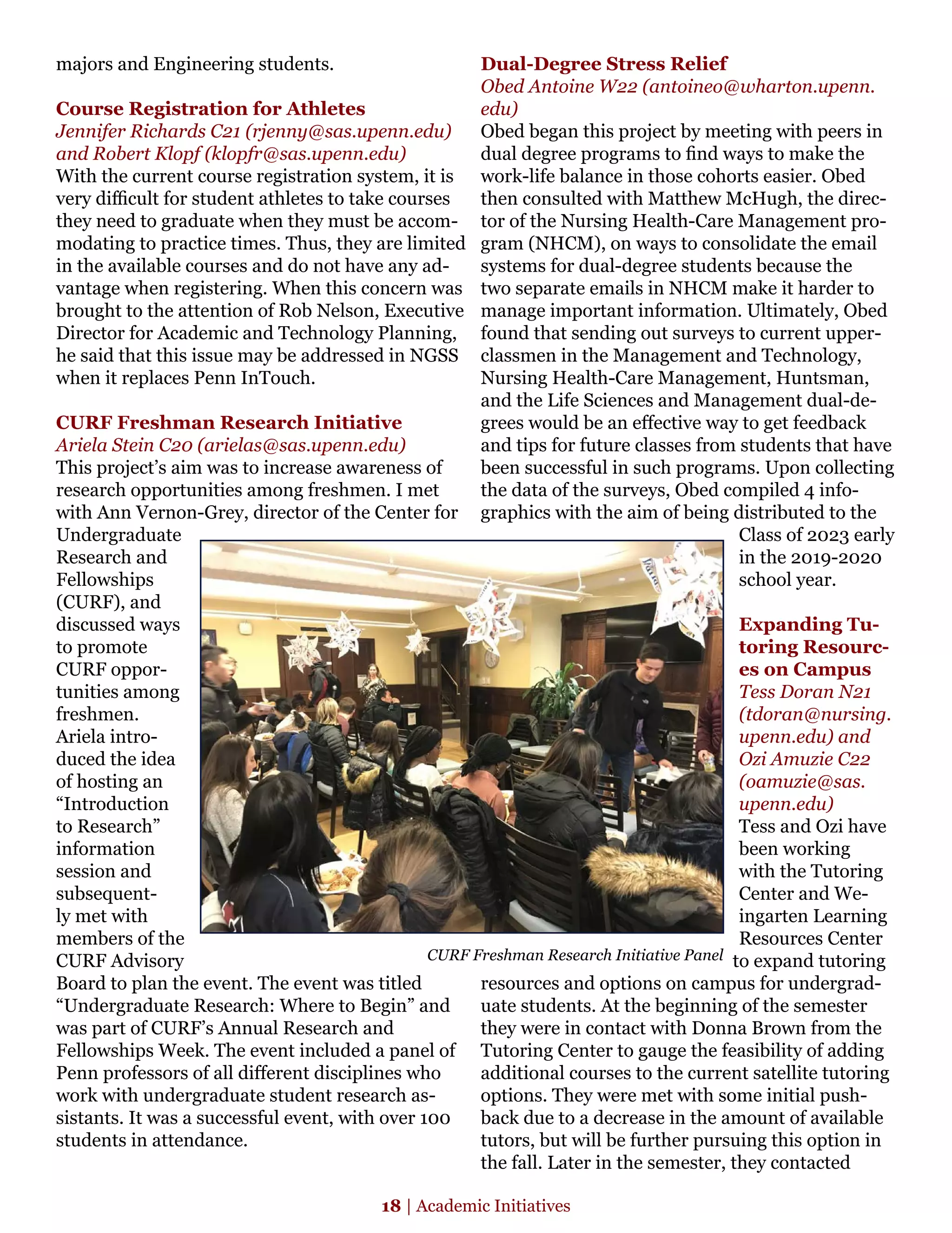 UA annual report 46th session