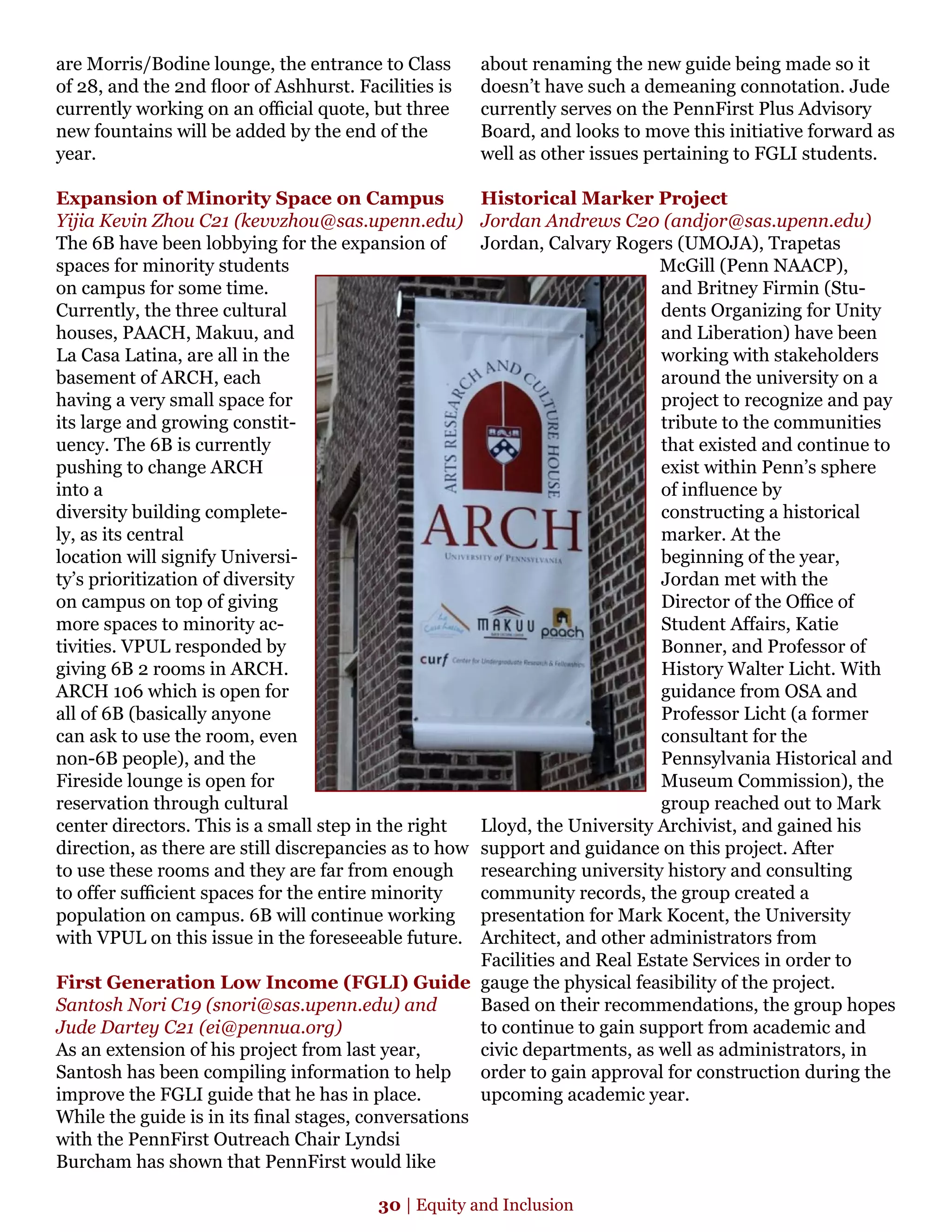 UA annual report 46th session