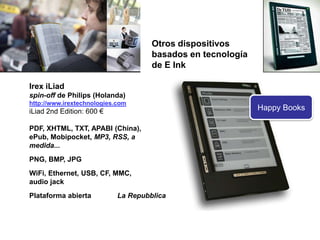 WWW para editores (y más allá) (y 8)