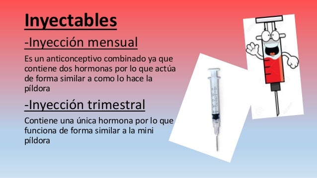 Inyeccion anticonceptiva Inyeccion anticonceptiva