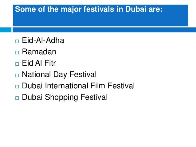 FESTIVALS OF UAE