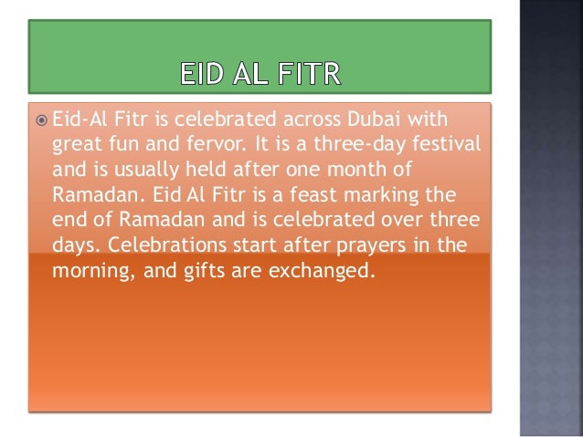 FESTIVALS OF UAE