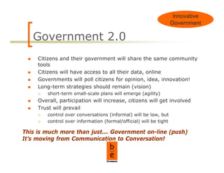 Innovation In Government