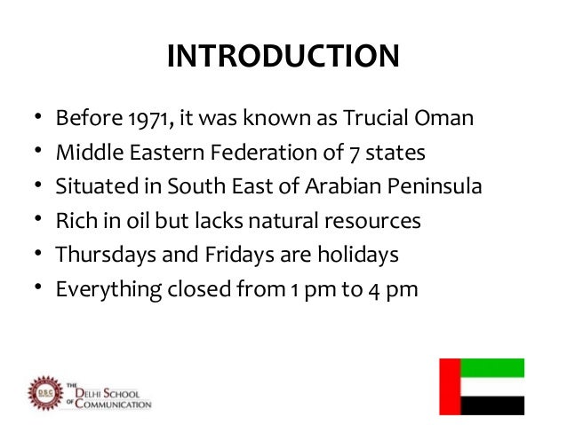 UAE Culture Presentation