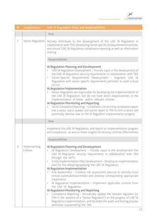 UAE Information Assurance Regulations for IT | PDF