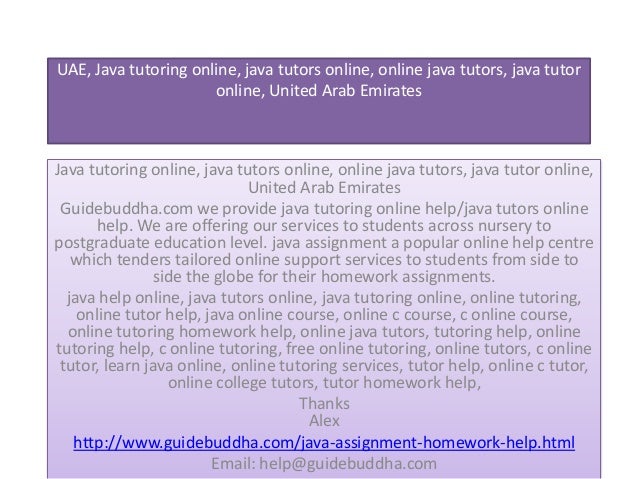 Java homework help
