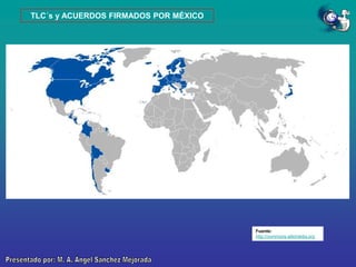 TLC´s y ACUERDOS FIRMADOS POR MÉXICO

Fuente:
http://commons.wikimedia.org

 