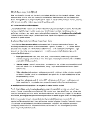 Comprehensive Data Center Security Strategies for UAE's Digital Hub | PDF