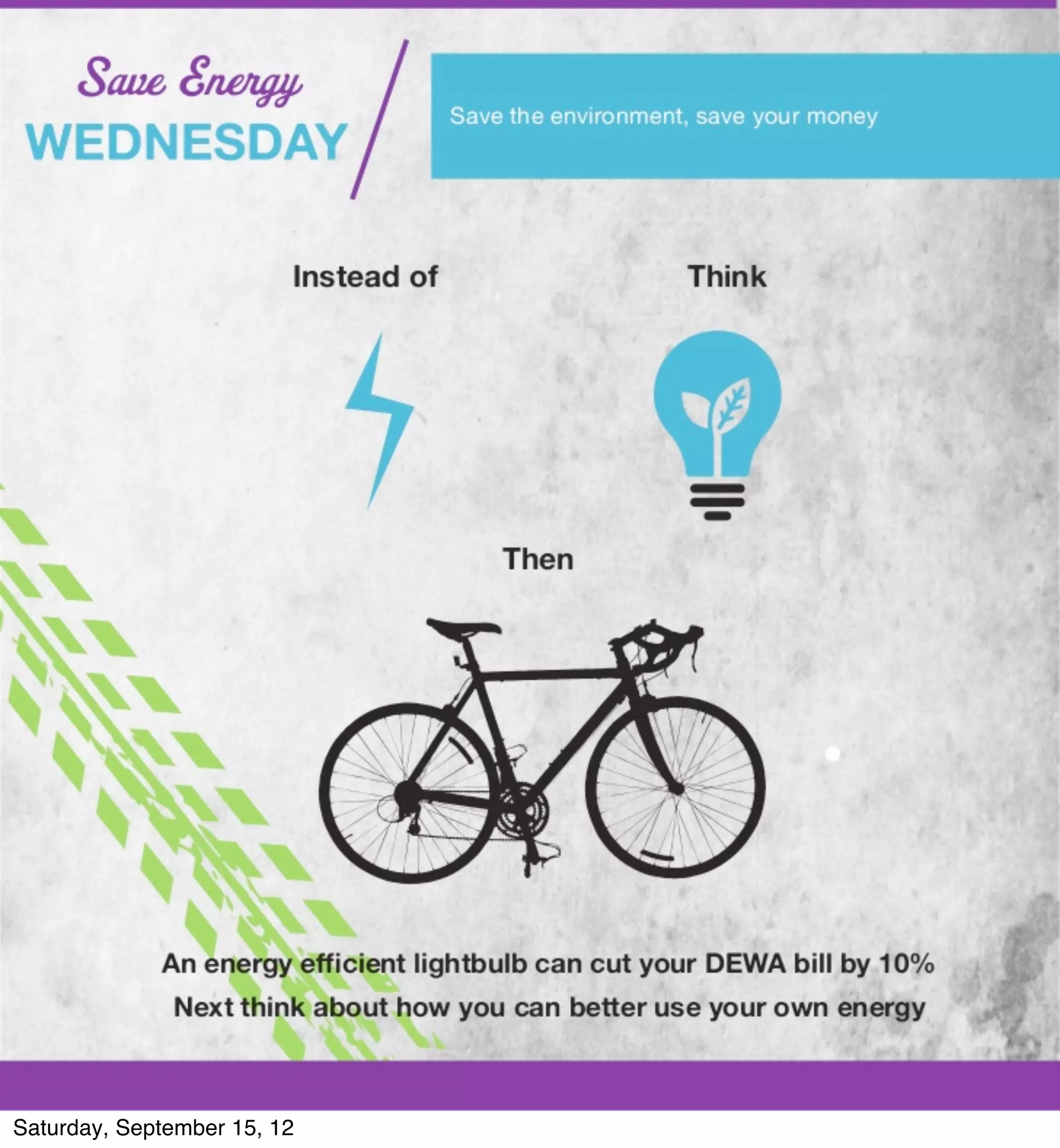 Saturday, September 15, 12