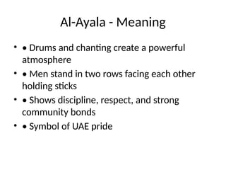 Exploring the Traditional Arts of the UAE: Al-Azi, Al-Yula, Al-Razfa ...