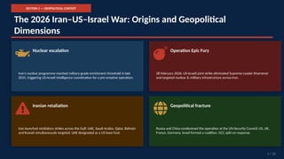 The Impact of the 2026 Iran-US-Israel War on UAE and Regional Economic ...