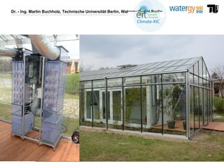 Dr. - Ing. Martin Buchholz, Technische Universität Berlin, Watergy GmbH Berlin
 