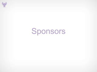 Sponsors
 