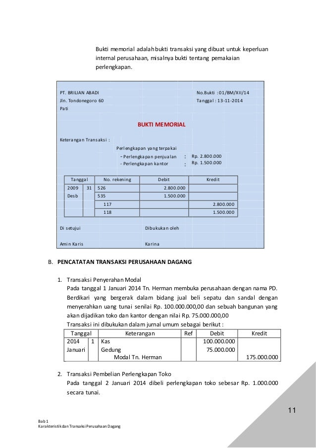 Bab 1 perusahaan dagang