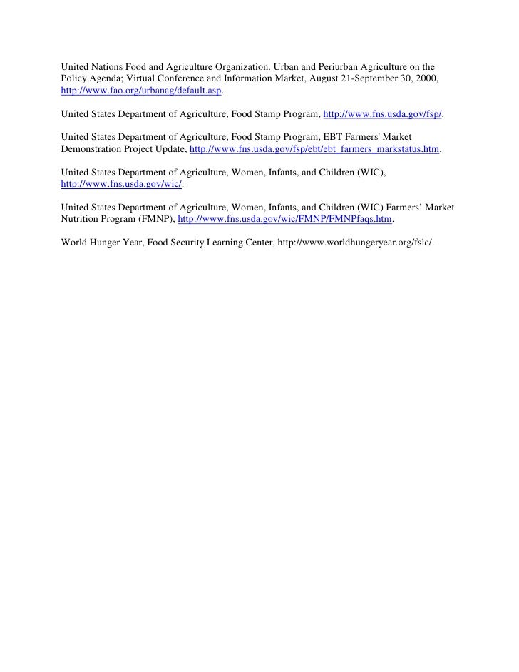 Food And Agriculture Organization Manual Food And Agriculture Organization Manual