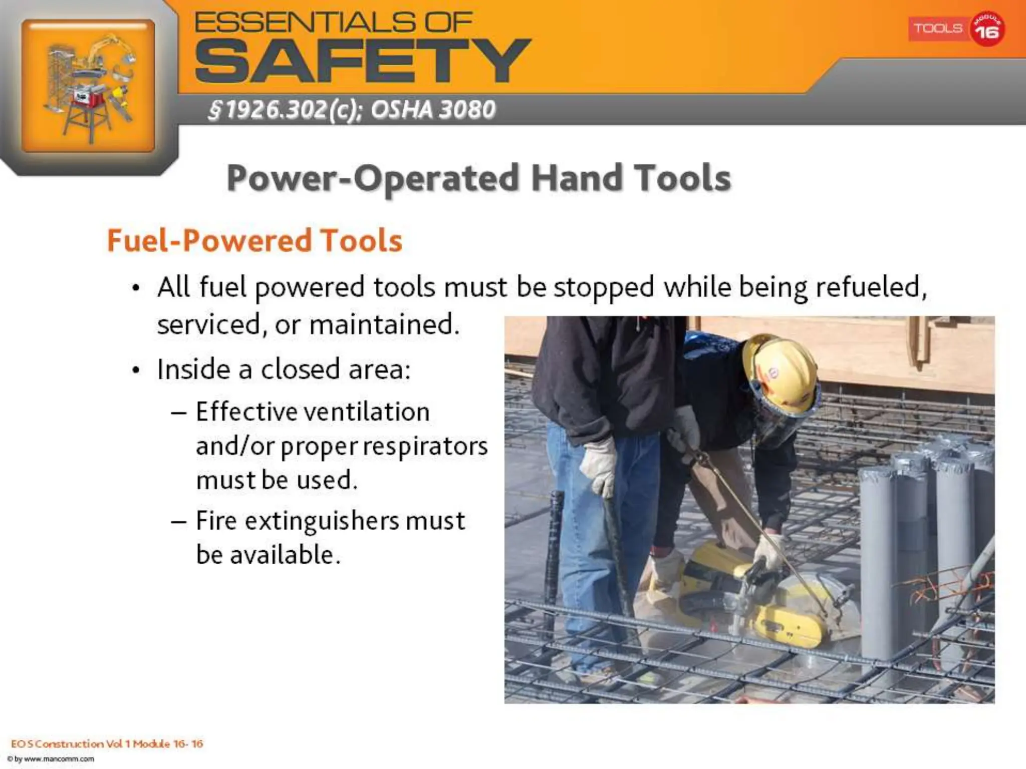 EOS Construction Vol 1 Module 16- 16
 