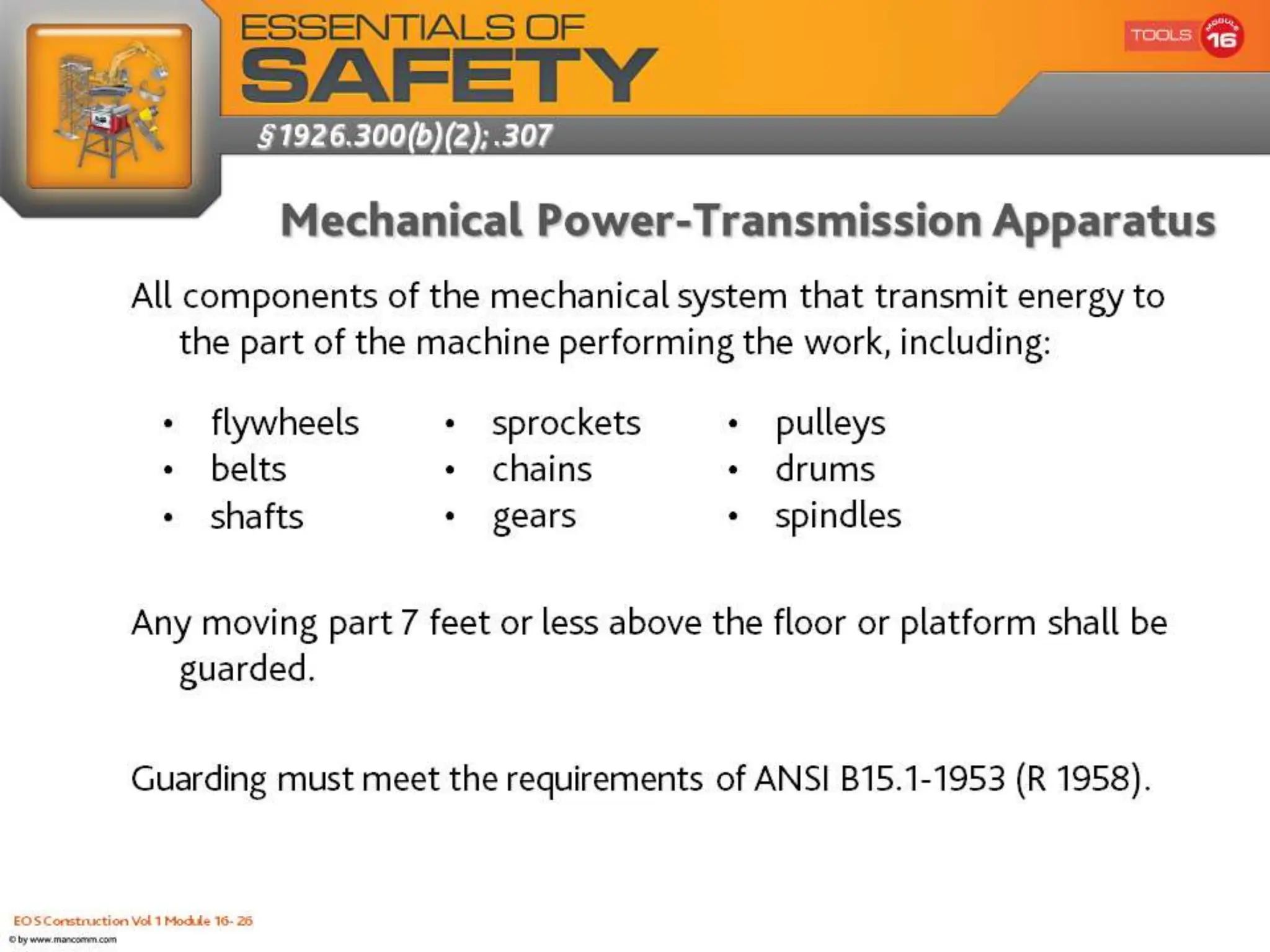 EOS Construction Vol 1 Module 16- 24
 