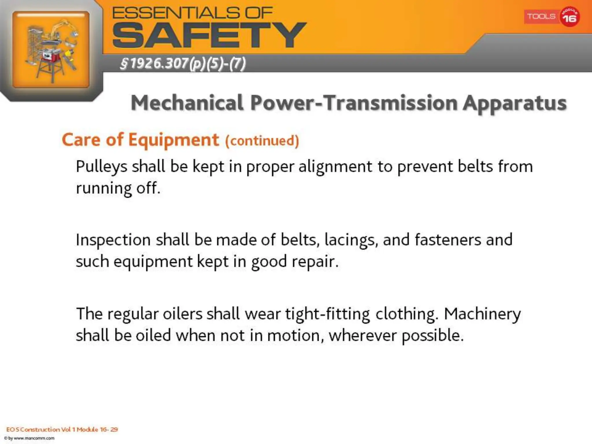 EOS Construction Vol 1 Module 16- 27
 