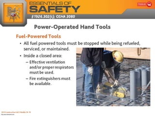 OSHA Hand and Power Tools Safety Presentation | PPT