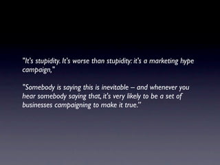 It's Hard Out There For A Geek