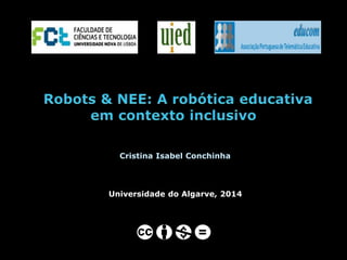 Cristina Isabel Conchinha 
Universidade do Algarve, 2014 
 