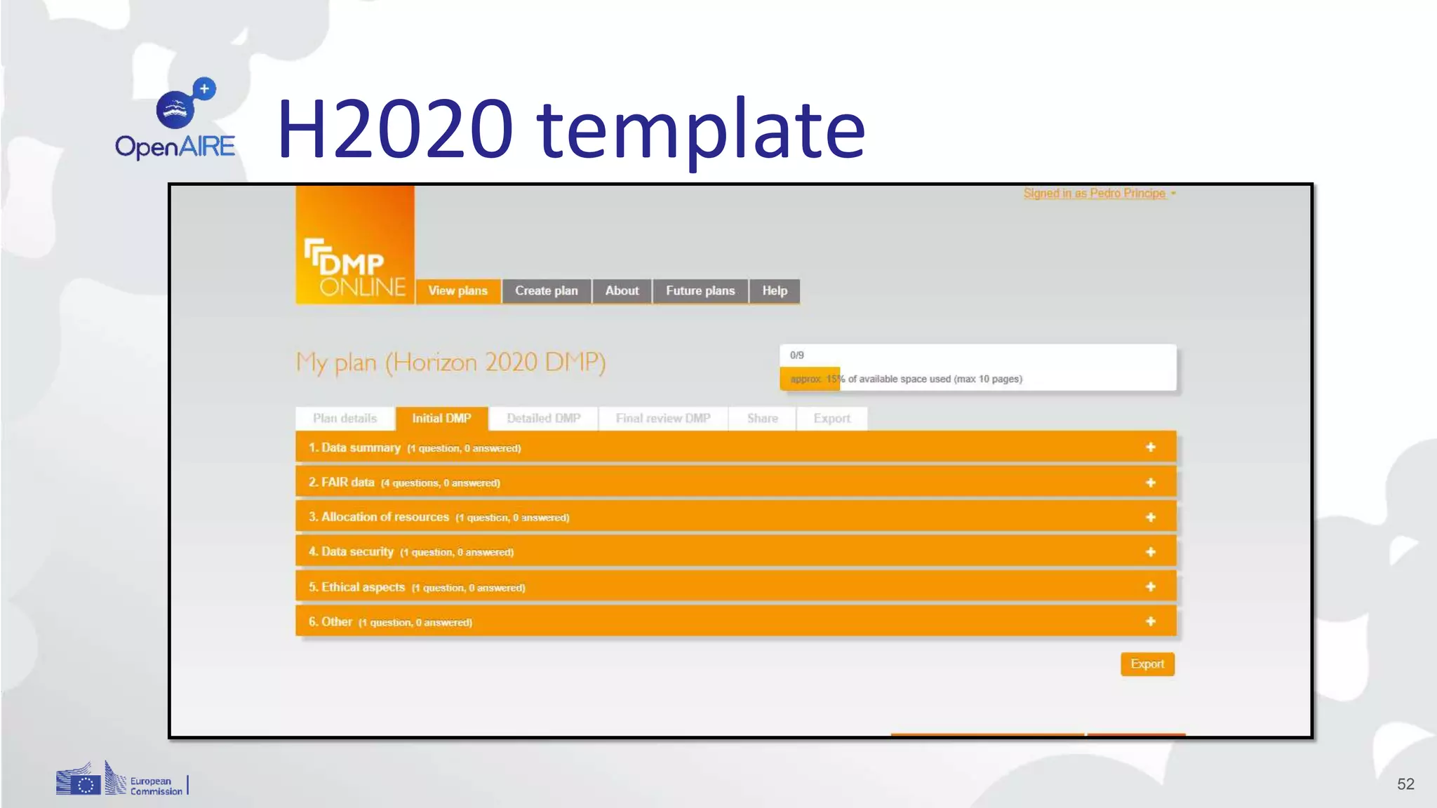 H2020 template
52
 
