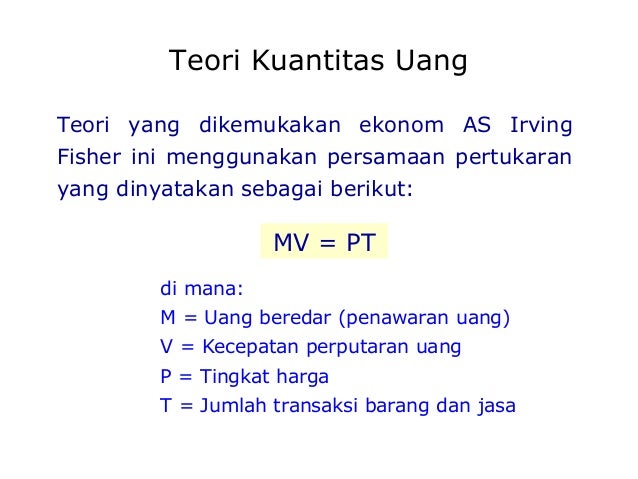 Uang Beredar Dan Permintaan Uang