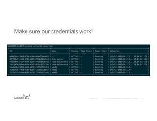 DEVNET-1148 Leveraging Cisco OpenStack Private Cloud for Developers | PDF