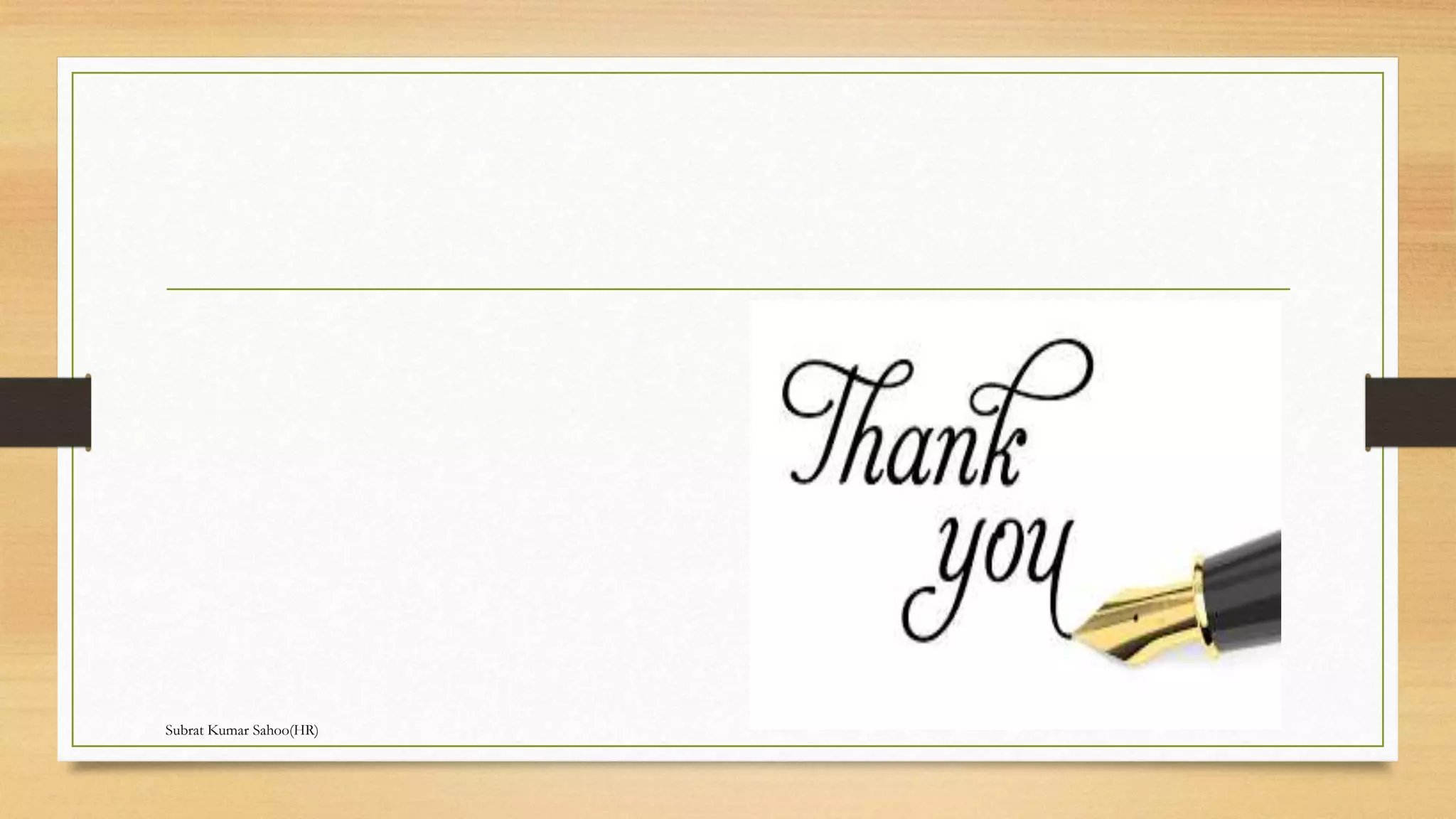 Subrat Kumar Sahoo(HR)
 