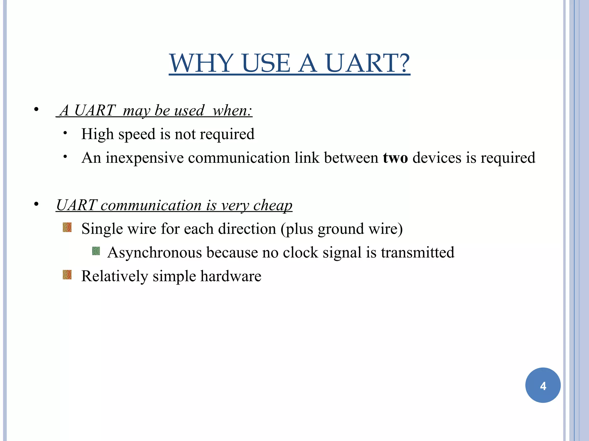 UART | PPT | Computer Peripherals | Computing