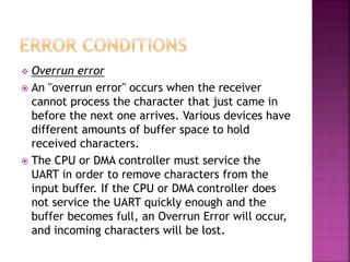 Overrun Error Uart | PPTX