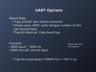 UART (Universal Asynchronous Receiver Transmitter Protocol) | PPTX