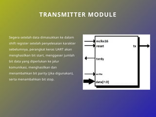 UART (Universal Asynchronous Receiver Transmitter Protocol) | PPTX