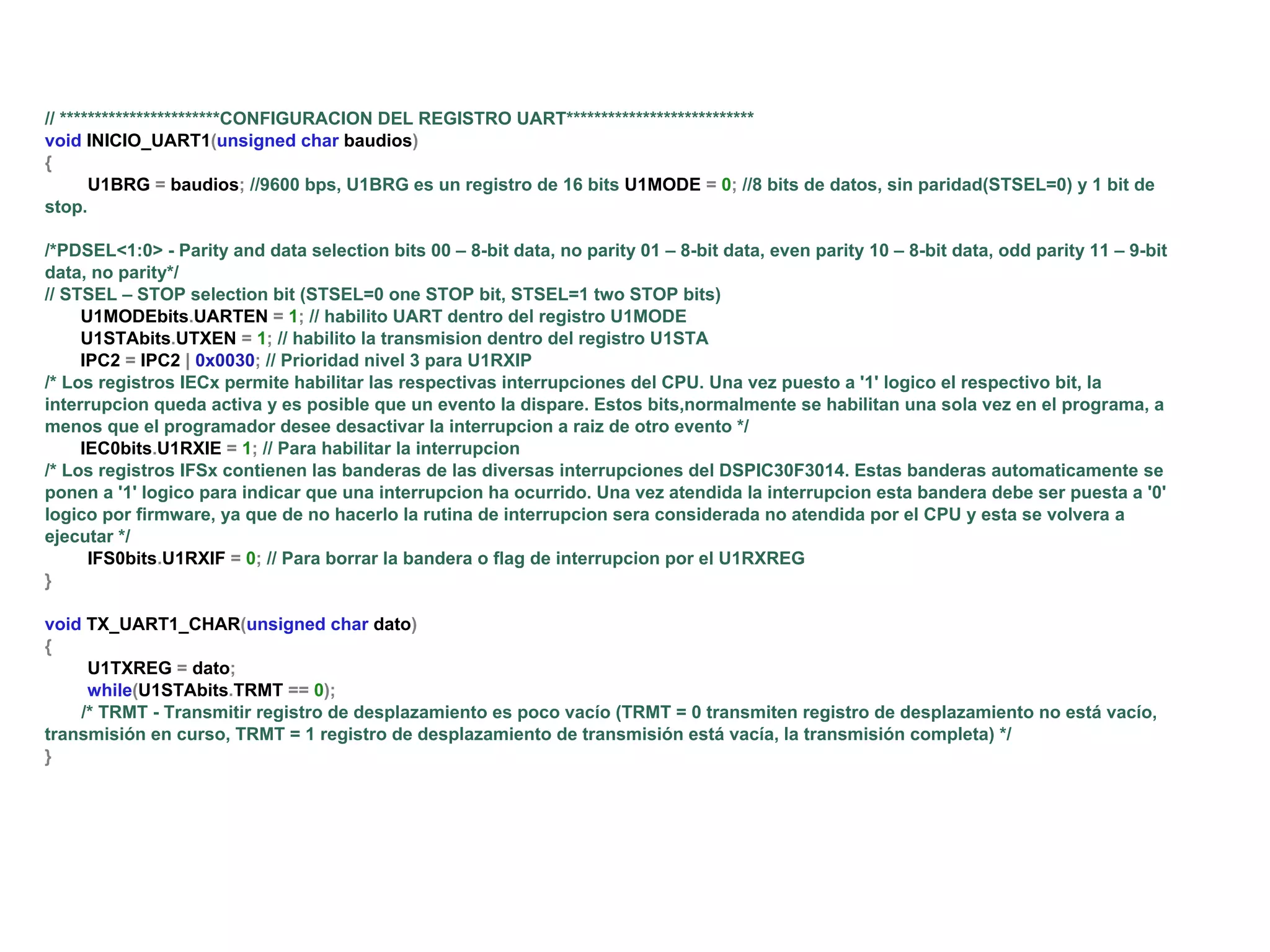 COMUNICACION SERIAL DSPIC30F3014 Y MATLAB | PPT