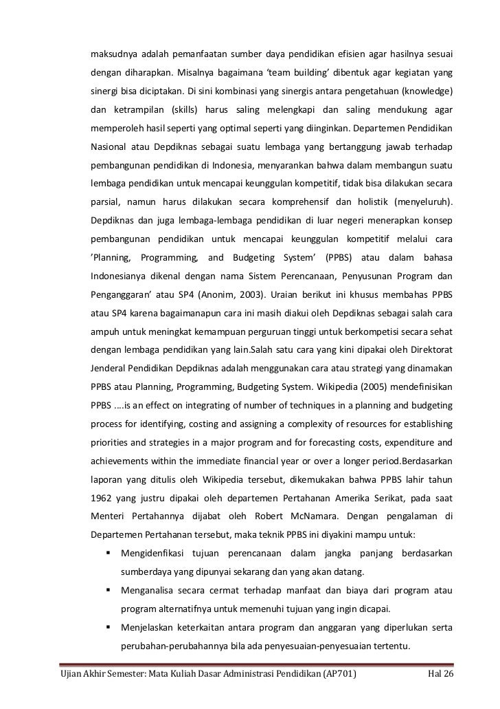 Dasar Administrasi Pendidikan