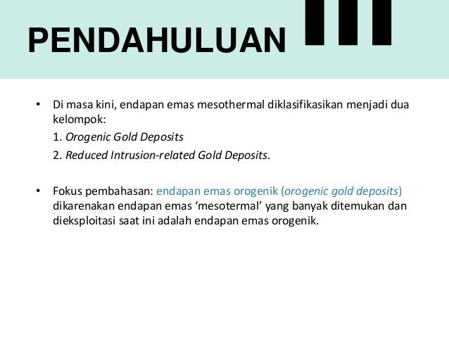 Endapan Emas Orogenik