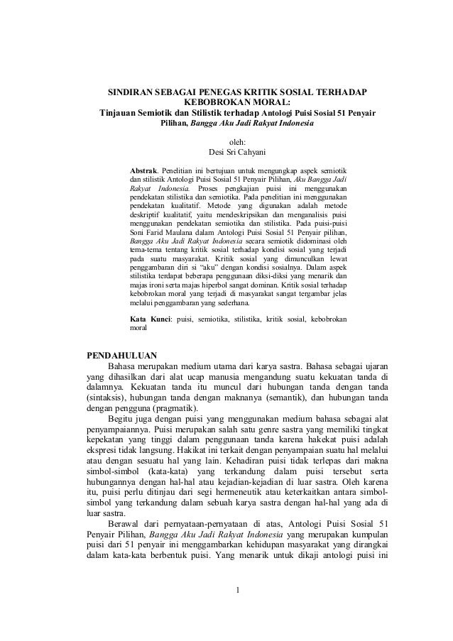 Free Gambar Jurnal Kajian Puisi Indonesia Terbaru by Cikimm.com