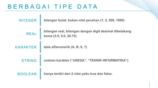 DASAR - DASAR ALGORITMA | PPTX