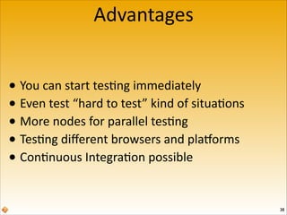 UA testing with Selenium and PHPUnit - TrueNorthPHP 2013