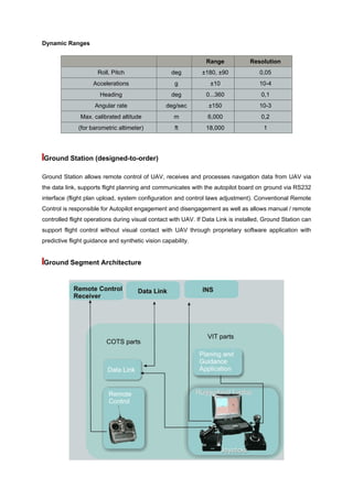 Uav flight control system with ins gps | PDF