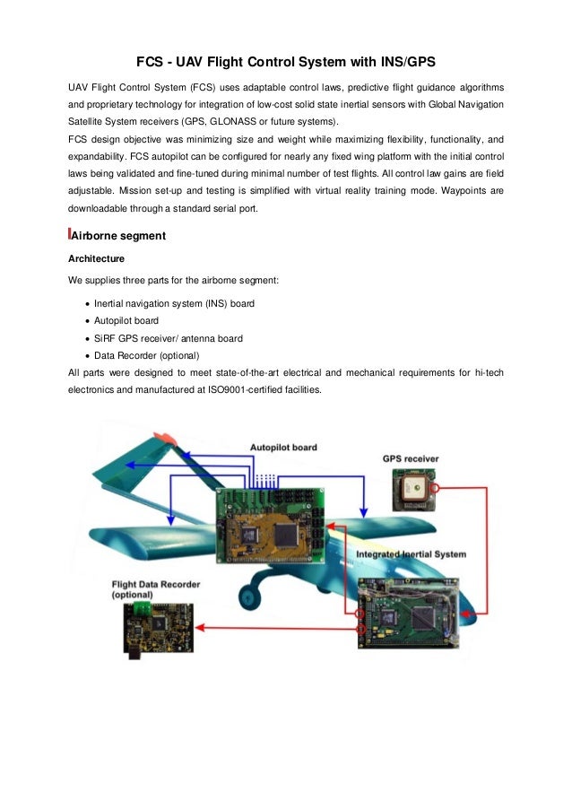 flight control system for uav flight control system for uav