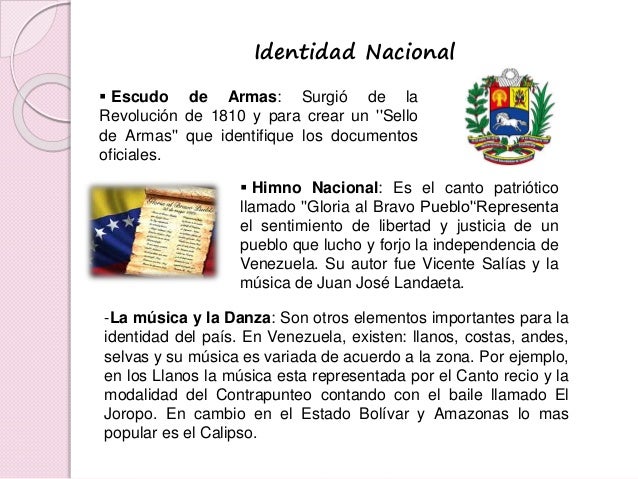 Identidad Nacional Venezolana