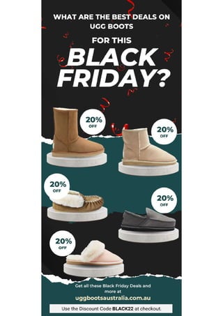 Did you know about these amazing Black Friday Deals for Ugg Boots?