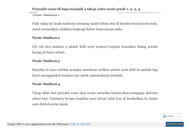 Ubat buasir Ubat buasir