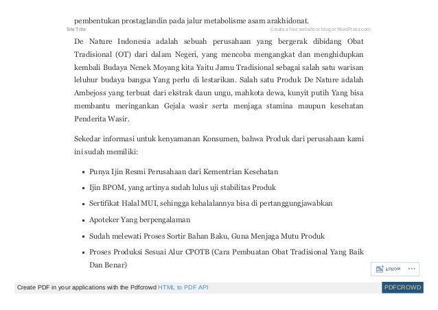 Ubat buasir tahab 4 Ubat buasir tahab 4